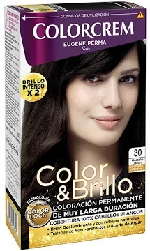 EUGENE PERMA COLORCREAM COLOR Y BRILLO BRILLO INTENSO 74 MARRON MOKA  REGULAR