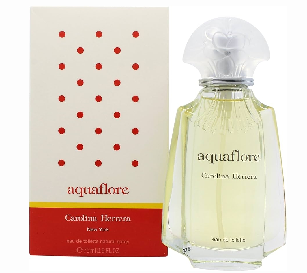 CAROLINA HERRERA AQUAFLORE WOMAN EDT 75 ML @ (Sin caja)