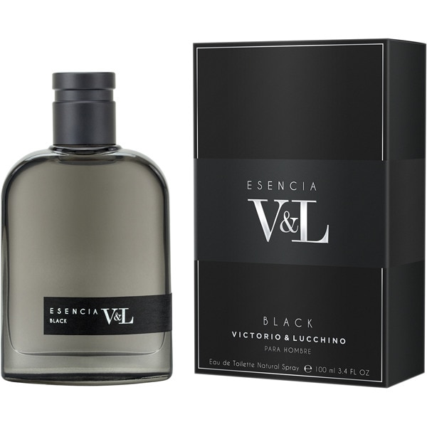 VICTORIO & LUCCHINO ESENCIA BLACK PARA HOMBRES 100 ML @ (Sin caja, 85% del contenido)
