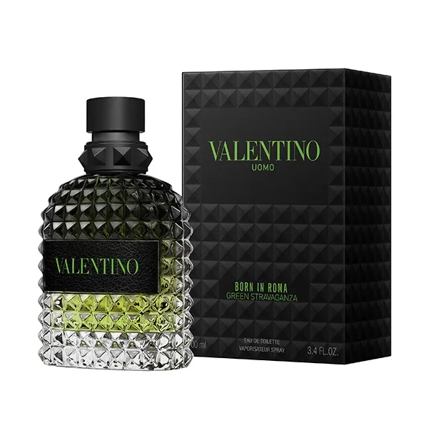VALENTINO UOMO BORN IN ROMA GREEN STRAVAGANZA EDT 100 ML @