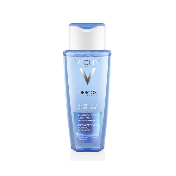 VICHY CHAMPÚ DERCOS MINERAL SOFT FORTIFICANTE 200 ML REGULAR 