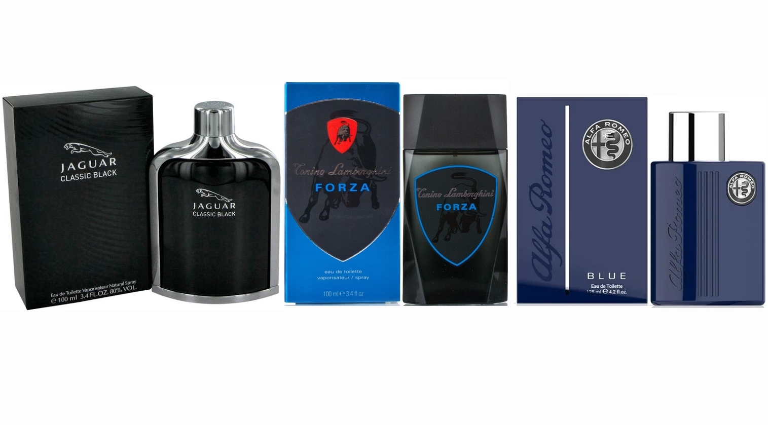 PACK 3x1 MOTOR: TONINO LAMBORGHINI FORZA EDT 100ML @ + JAGUAR CLASSIC BLACK EDT 100 ML @ + ALFA ROMEO BLUE EDT 125 ML @